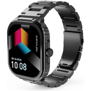 HiFuture ULTRA 3 Pro Black Premium Stainless Steel Sport SmartWatch AMOLED Display, Dual Core, 7 Day Battery, IP68