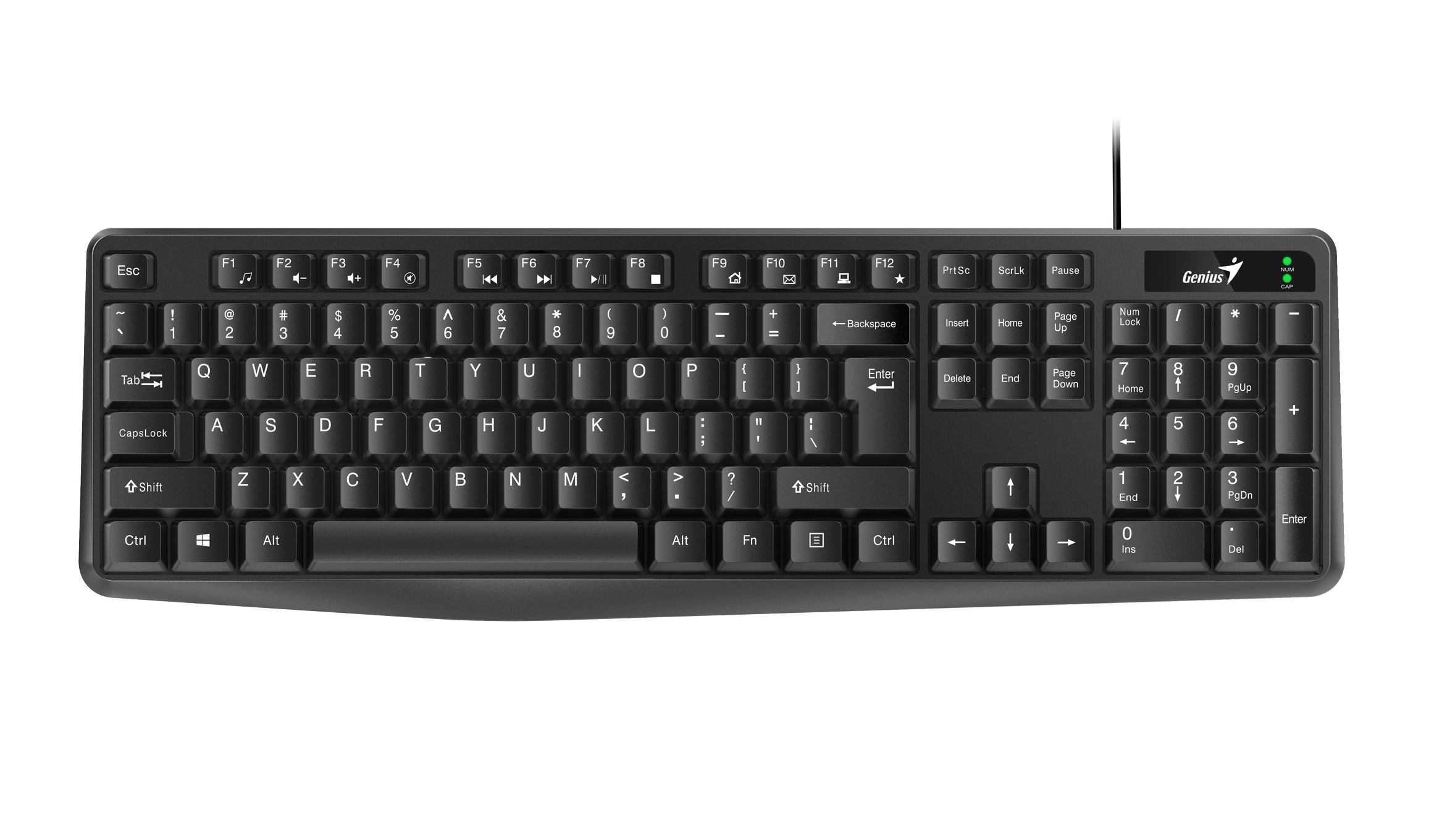 Genius KB-117 Wired Keyboard (English)