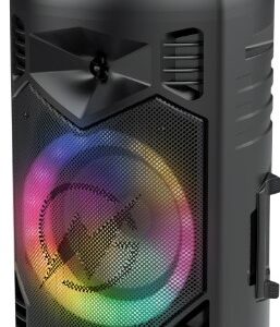 N-Gear LGP-5150 Portable Speaker with Disco Ball 1x Wireless Mic BT/USB & Powerbank Function