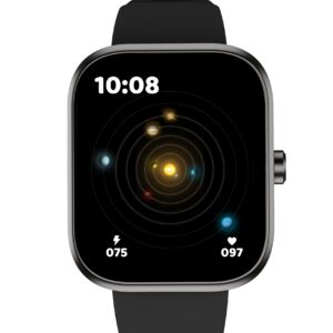 HiFuture LUME PRO Black Sport SmartWatch with AMOLED Always-On Display, Wireless Calling, 7 Day Battery, 1 ATM