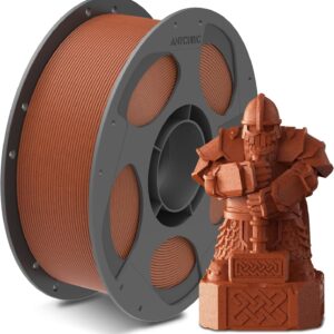 Anycubic PLA Filament Brick Red 1Kg. Ideal Usage: Planters, flower pots, architectural replicas, terracotta-style pottery, tiles, and rustic home decor elements.