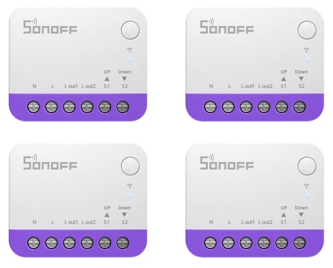 Sonoff WiFi Smart Switch MINI-RBS For Roller Shutter (4 pack )