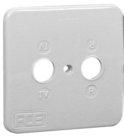 FTE MP76BL Outlet cover 2 Connectors