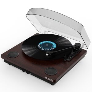 Majority MOTO Turntable Audio Technica Cartridge Digital Record, Cut & BT