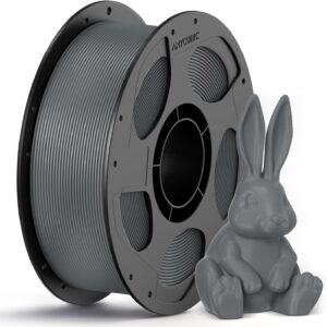 Anycubic PETG Filament Grey 1Kg. Ideal Usage: Mechanical brackets, water bottles, drone parts, and functional outdoor fixtures. Offering high impact resistance, weather durability, and chemical resistance.