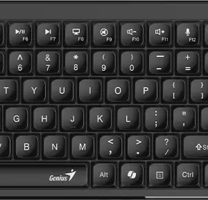 Genius Keyboard Wireless & BT Retro Typewriter Keycaps LuxeMate Q7100BT