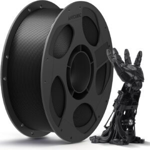 Anycubic PLA Basic Filament Black 1Kg. Ideal Usage: Concept models, decorative items, rapid prototypes, and low-stress household gadgets.