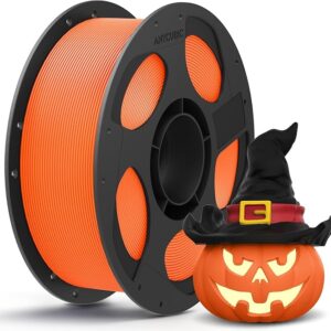 Anycubic PLA Basic Filament Texture Orange 1Kg. Ideal usage: Concept models, decorative items, rapid prototypes, and low-stress household gadgets.