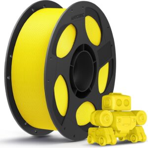 Anycubic PLA Basic Filament Texture Yellow 1Kg Ideal usage: Concept models, decorative items, rapid prototypes, and low-stress household gadgets.