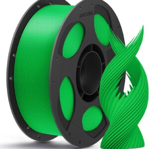 Anycubic PLA+ Filament Green 1Kg. Ideal Usage: Functional prototypes, mechanical parts, durable household gadgets, and brackets or mounts that require more impact resistance than standard PLA can provide.