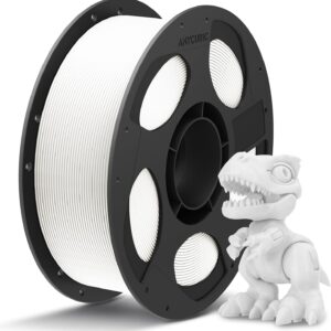 Anycubic PLA+ Filament White 1Kg. Ideal Usage: Functional prototypes, mechanical parts, durable household gadgets, and brackets or mounts that require more impact resistance than standard PLA can provide.