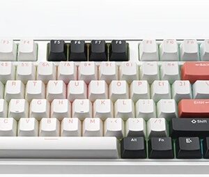 Thunderobot KG3089 White Mechanical Gaming Keyboard 89 Red Switch Keys