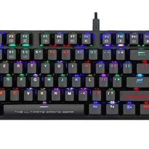 Armaggeddon SMK-9R Low Profile Mechanical Keyboard RGB Programmable 87 Outemu Black Switch Keys