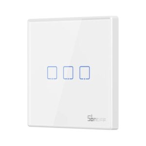 Sonoff T2EU3C-RF Smart Wall Touch Switch 3-Button White