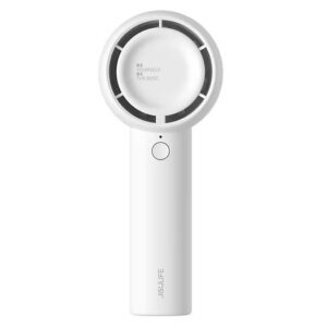 Jisulife FA42 White Portable Personal Fan with Hiden Blades & Powerful 7500 RPM motor