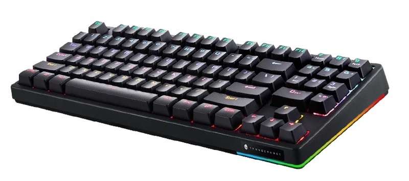 Thunderobot KG3089R Black Mechanical Gaming Keyboard 89 Blue Switch Keys