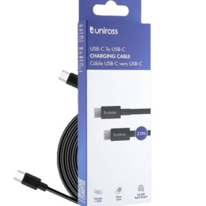 Uniross Cable USB-C to USB-C Cable 2.0m UCA006