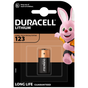 Duracell Lithium Ultra CR123A 1pc Card