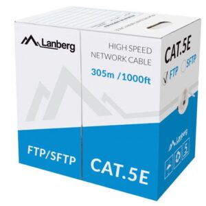 Lanberg CAT5e FTP CU Cable 305m Grey LCF5-11CU-0305-S