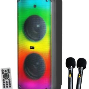 SonicGear AudioXPro1200HD 2 x 12'' Portable Karaoke Speaker with 2 x Wireless Microphones
