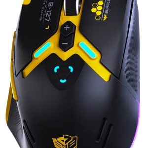 Transformers Gaming Mouse Wireless ,Tri-Mode Bluetooth/2.4G/Wired, USB-C Rechargeable TF-GM01 Black