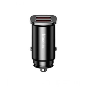 Baseus CCALL-DS01 Sq Metal Dual QC3.0 30W Car Charger