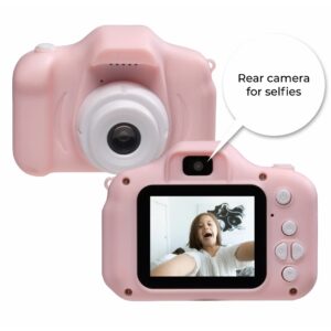 Denver KCA-1340RO Rose 40MP Kids Digital Camera 40MP with 5 Games