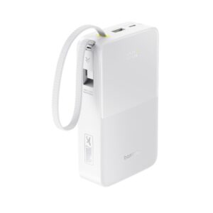 Baseus Powerbank 22.5W 20000mAh + Display EnerFill FC51 Bipow2 Pro White