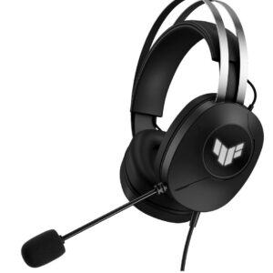 ASUS Gaming Headset TUF Gaming Wired USB-A Lightweight Design TeamSpeak-Certified Microphone TUF Logo Lighting H1 Gen II A302 Black