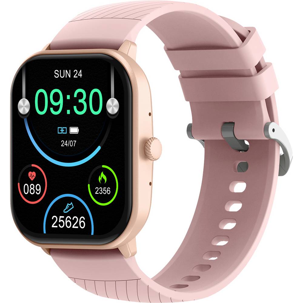 Denver Smartwatch with Call Function, Blood Pressure, SWC-187RO Rose