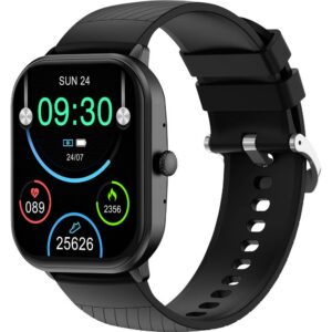 Denver Smartwatch with Call Function, Blood Pressure, SWC-187B Black