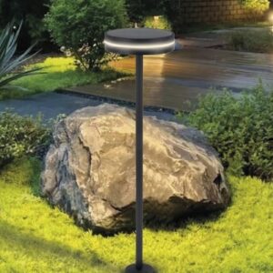 KELU ARTU Solar & USB Rechargeable Garden Lamp IP54 140lm 3000mAh Black