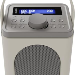 Majority LITTLE SHELFORD Portable FM/DAB Radio with Bluetooth & Alarm Mains & Battery Powered