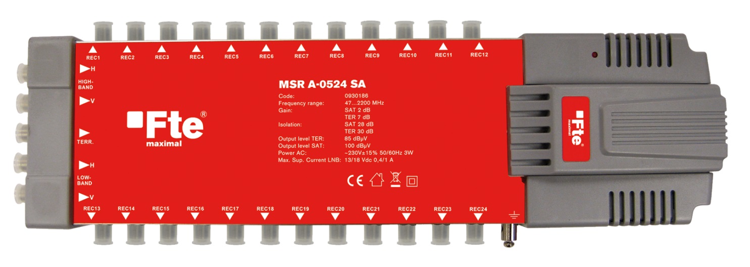 FTE MSRA0524 5/24 Active Sat/Ter Multiswitch
