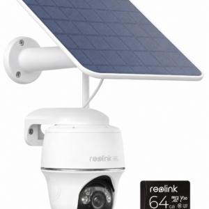 Reolink BP Outdoor Battery Camera 4K PTZ ARGUS PT Dual Ultra (B440) + 6W Panel + 64GB Micro SD (Hard Bundle)