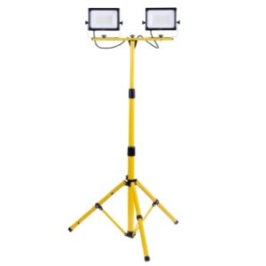 Rexer Floodlight with Tripod Mains Powered 4000k 2 x 50W / 5500 lms RX08052