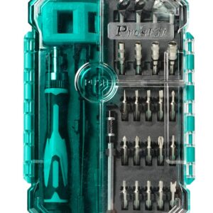 Proskit Repair Precision Tool Set with 27 Inserts SD-9827M