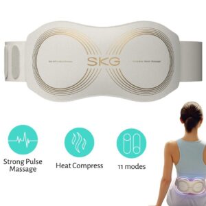 SKG W7 Pro Hot Compress Waist Massager using TENS Technology