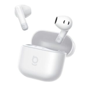Baseus Headphones In Ear TWS BS2 Lite, SuperBass 2.0, Bluetooth 6.0, IP55, White