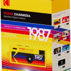 Kodak Charmera Keychain Digital Camera 1.6 Megapixels, Micro SD Card Slot (Contains one of seven random styles)