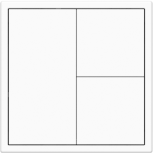 HDL Panel TILE SERIES Ivory White 3 Button V2.1