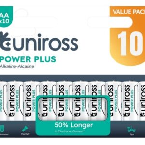 Uniross Alkaline AA Power Plus Value Pack 10 Pcs (New)