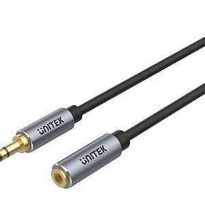 Unitek Audio 3.5mm M-F Extension Cable 1.0m Y-C932ABK