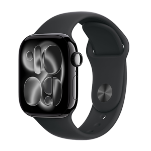 Watch Apple Watch Series 11 (2025) LTE 42mm Jet Black Aluminium Case with Sport Band S/M - Black