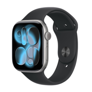 Watch Apple Watch Series 11 (2025) LTE 46mm Space Grey Aluminium Case with Black Sport Band M/L - Black