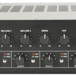Adastra RM244V 240W 4 Zone Paging Amplifier with Individual Volume Controls FM/USB/BT 953.144