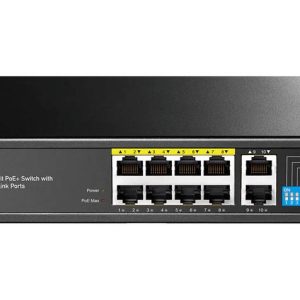Cudy Switch PoE Gigabit 8PoE + 2GbE Uplink 120W GS1010P