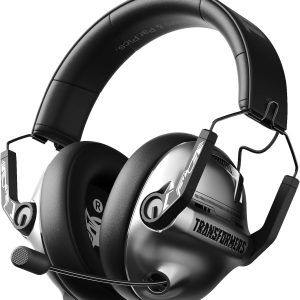 Transformers Wireless Gaming Headset 7.1 Surround Sound , 100H Playtime, Bluetooth 5.4, Foldable, TF-G03 Grey