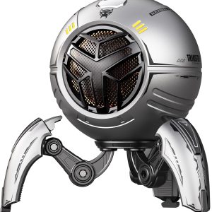Transformers Portable BT Speaker, Hi-Fi 57mm Driver, RGB Speaker with Detachable Foldable Tri-Pedal Stand, TF-Y17 PRO Gray