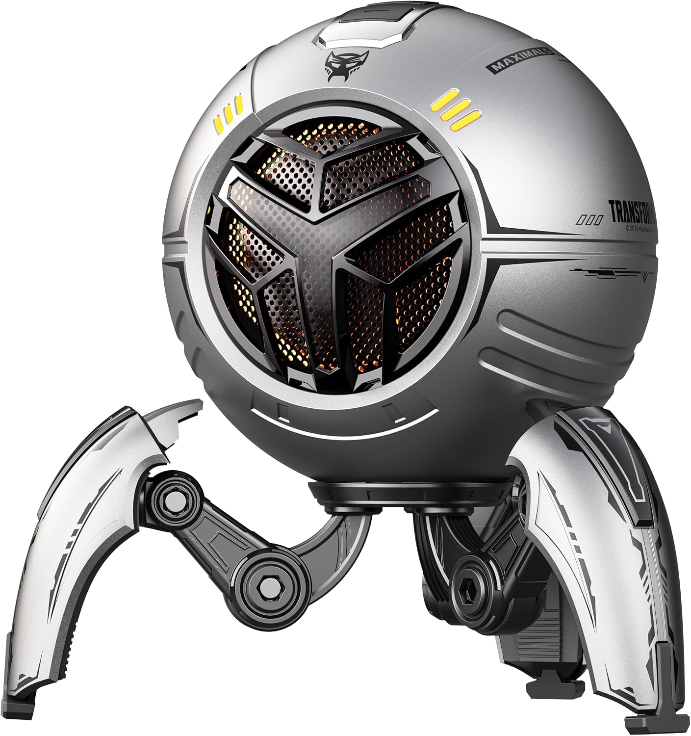Transformers Portable BT Speaker, Hi-Fi 57mm Driver, RGB Speaker with Detachable Foldable Tri-Pedal Stand, TF-Y17 PRO Gray